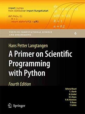 A Primer on Scientific - Hardcover, by Langtangen Hans Petter - Very Good
