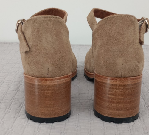 Zapatos Portland Leather Goods pátina Mary Jane talla 10,5 gamuza caramelo Lolita - Imagen 7 de 18