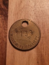 WHITWELL COLLIERY MINERS PIT CHECK. Mining Membrobilia Coal Mining