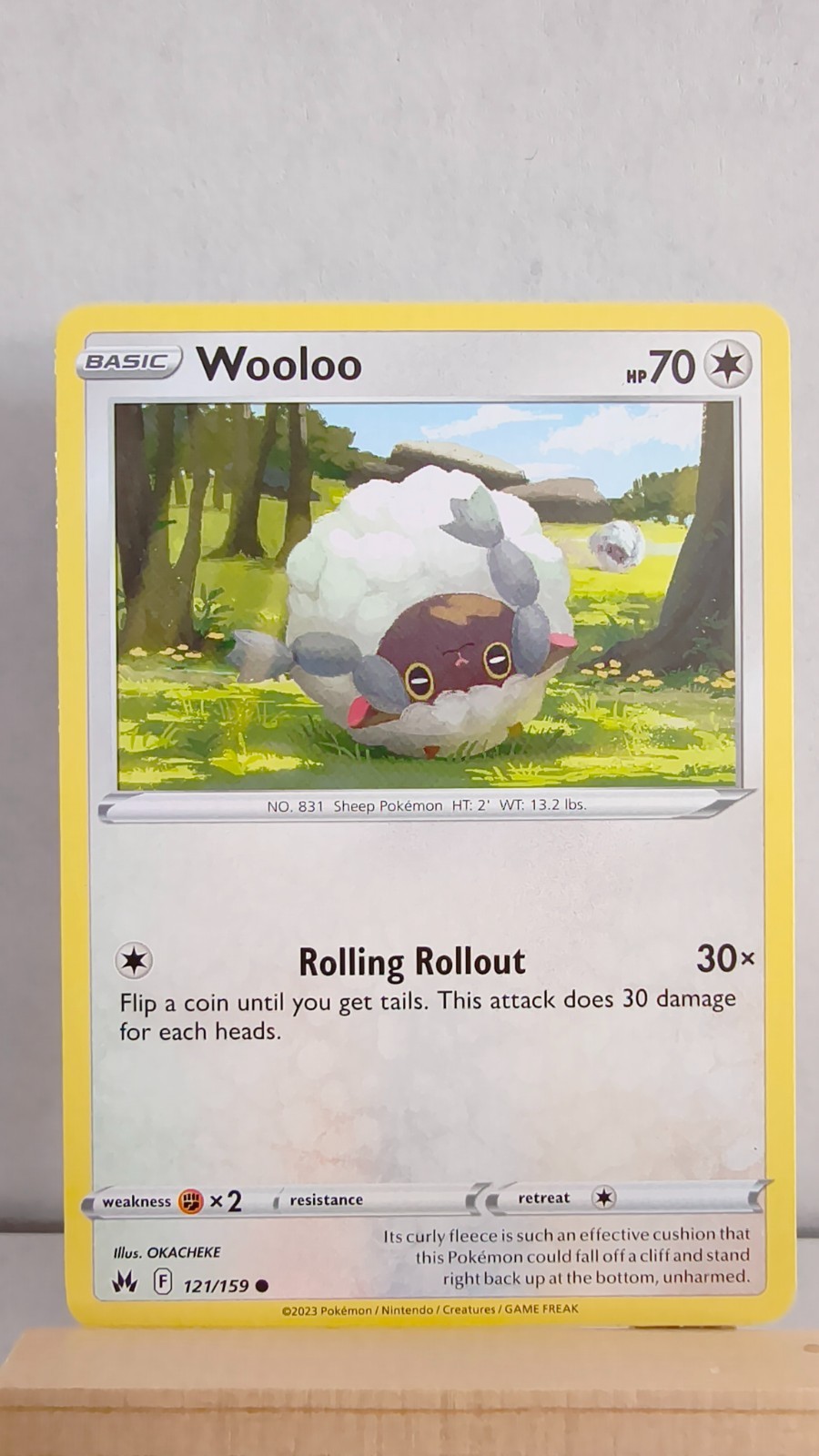 Wooloo [LP] - Pokemon TCG Crown Zenith 121/159 [Common]