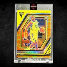2022-23 Panini Flux Bennedict Mathurin RC Rookie Sunrise Prizm #212 Pacers