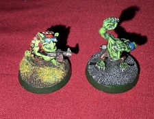 Warhammer Goblin set of 2 vintage metal miniatures OOP