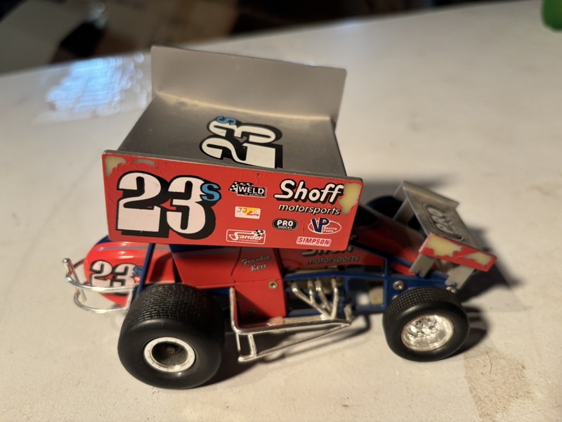 1:24 Action #23s Frankie Kerr Snoff Motorsports Pro Shocks Sprint Car Die Cast