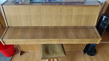 Ibach Klavier aufrecht 88 Tasten Braun Holzoptik Klaviatur inkl. Hocker