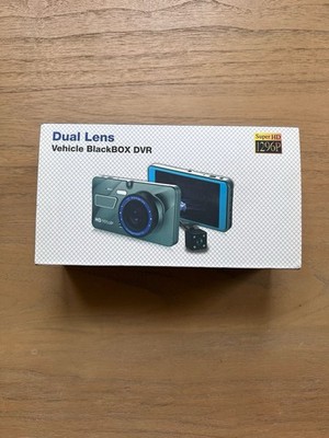 Dual Lens Vehicle Blackbox DVR Camera 12MP Super HD 1296P