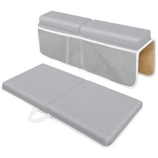 Baby Bath Kneeler and Elbow Rest Pad Set, Memory Foam Cushion with Storage Or...