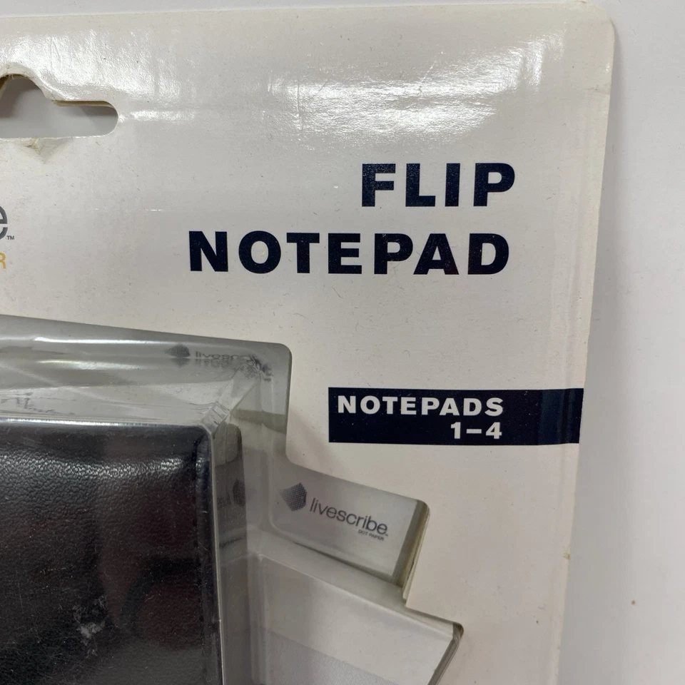 Livescribe Flip Notepad 1-4 Dot Paper Cover Pulse Smartpin 240 Sheets New - Image 2 of 4