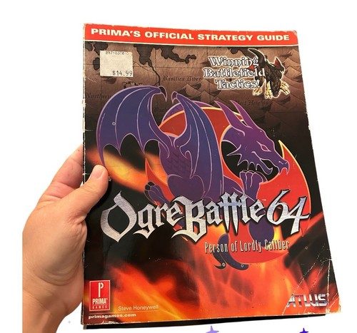 Ogre Battle 64 Person of Lordly Caliber Prima Guía Oficial de Estrategia N64 ¡LEER! - Imagen 12 de 12