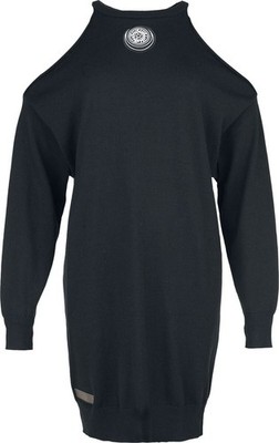 Supernatural Kurzes Kleid Damen Moons and Salt Circles schwarz