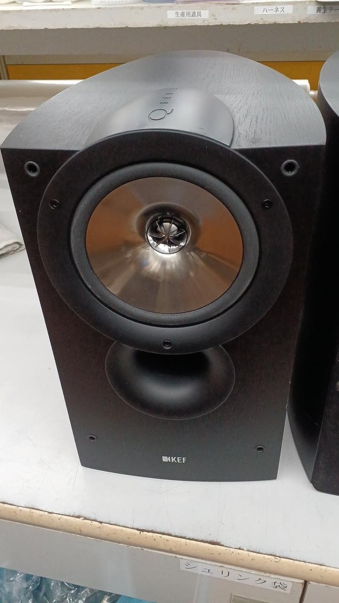 KEF iQ30 SP3642 Uni-Q Bookshelf Speakers Pair Works Tested TMB01