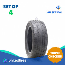Set Of 4 Used 23550r17 Michelin Premier As 96h - 5.5-7.532 Set Of 4 Used 23550r17 Michelin Premier As 96h - 5.5-7.532