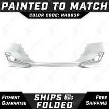 New Painted Nh883p White Front Bumper Cover Fascia For 2021-2022 Honda Accord