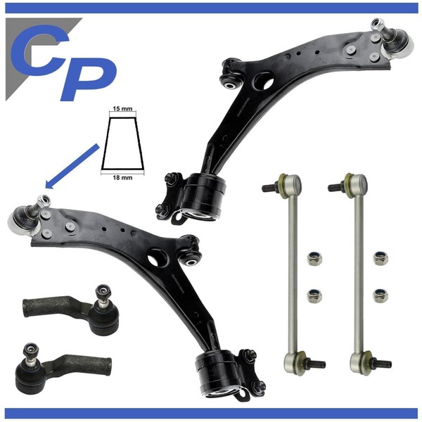 Querlenker Satz Vorne FüR Ford Focus II FüR Ford Focus C-MAX 6 Teile 18Mm-image