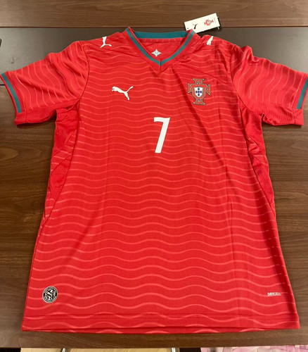 2026 Adult Portugal Cristiano Ronaldo #7 Home RED FAN Jersey Same-day shipping