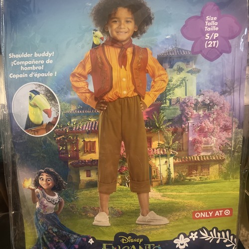 NEW Disney Encanto Antonio Halloween Costume Toddler 2T Shoulder Buddy Jumpsuit - Picture 2 of 7