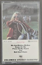 Janis Joplin's Greatest Hits   Cassette Tape   PCT-32168   Columbia   1973