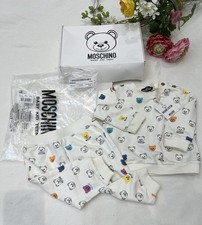NEW Baby Boys Moschino Tracksuit Set Top & Joggers Teddy Bear Age 6-9 Months