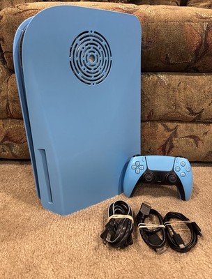 Sony PlayStation 5 DISC EDITION PS5 825GB Blue Console DualSense Controller Game