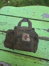 Vintage Vietnam Era Field First Aid Kit With Supplies