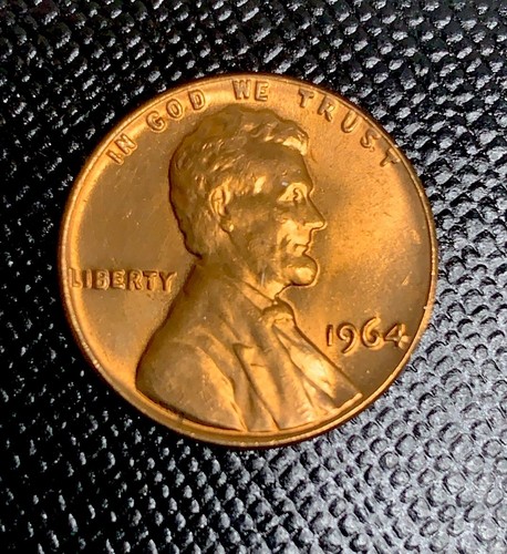1964 Proof Lincoln Memorial Cent RD Mint Uncirculated