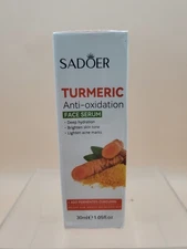 SADOER TURMERIC Facial Serum Anti-oxidation Brightens 30ml 1.05oz Exp 03/2028