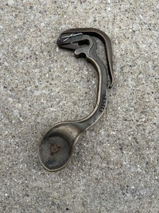 Vintage DICKE Brass Hand Line Block Sheave Pulley Lineman Rigging Lifting Tool