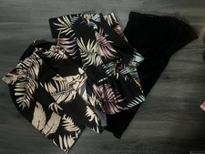 SHEIN Lot of 3 Summer Pieces - 2 Cover Ups Pullover + Tie and Blouse 0XL 1XL