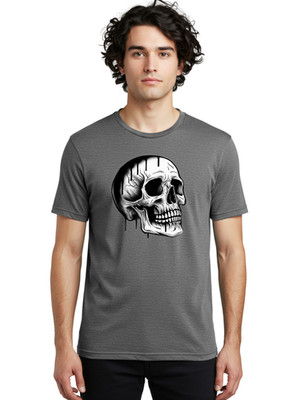 Skull-11 Mens Graphic Tee, 100% Cotton, Casual Summer Wear