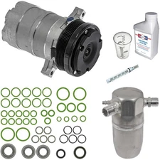 For Cadillac DeVille 1994 1995 Omega AC Compressor w/ A/C Repair Kit DAC