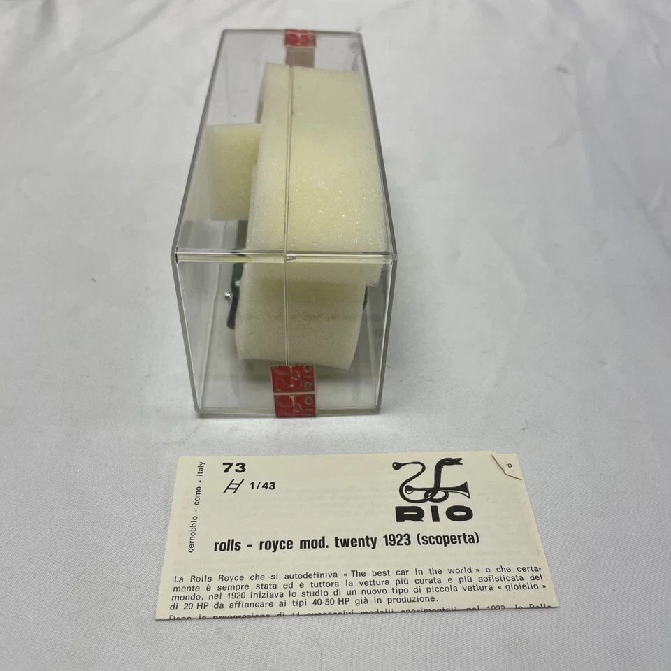 RIO NO.73 1:43 SCALE DIE CAST MODEL 1923 ROLLS ROYCE, See Pics! - Image 2 of 4