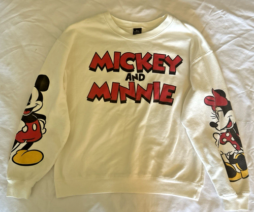 Felpa donna Disney vintage Topolino e Minnie taglia L - Foto 2 di 6