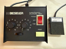 Beseler Audible Repeating Analog Enlarging Timer w/ Footswitch