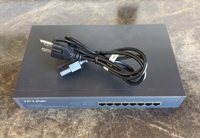 TP-LINK 8-Port Network Switch with 8-Port PoE - Model TL-SG1008PE - USED