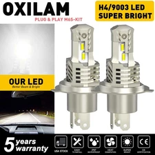 2/4/6* OXILAM 10SF SERIE LED Headlight H4 9003 Bulbs Hi Low Kit Beam Plug & Play