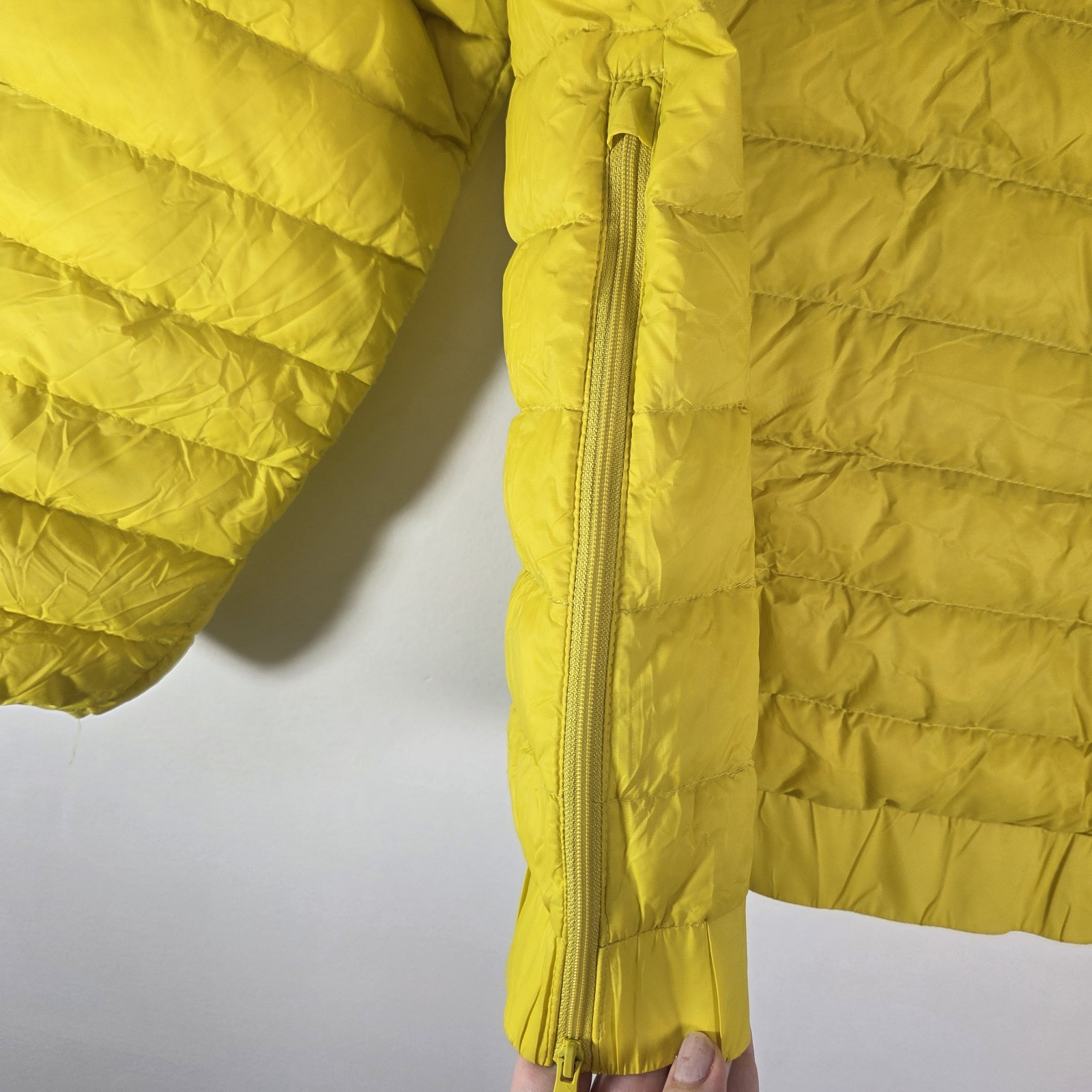 Roots Yellow Packable Pullover 1/2 Zip Puffer Jac… - image 21