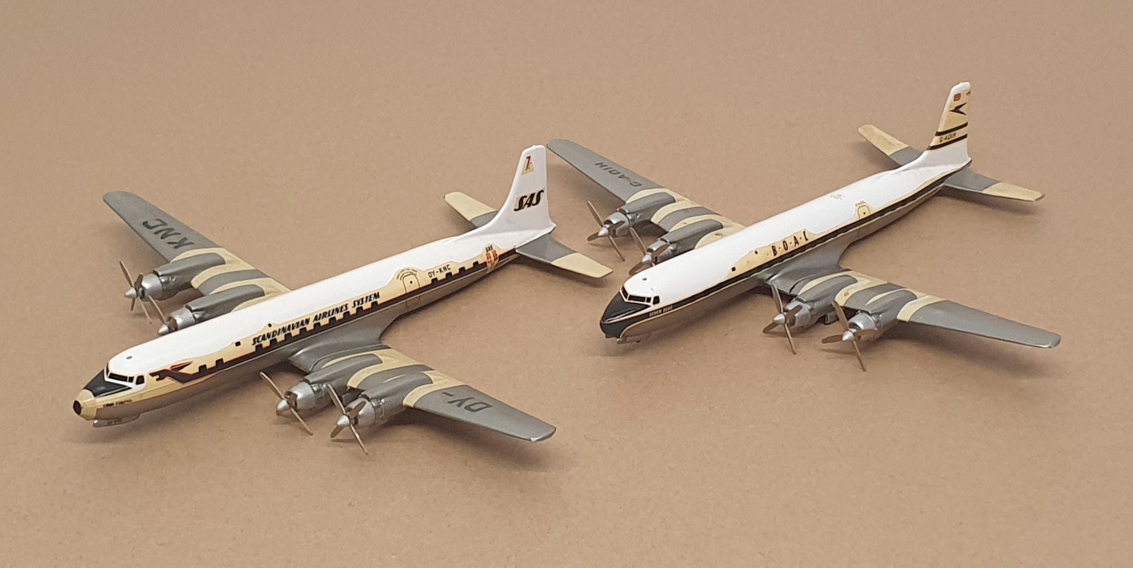 Western 1/200 Scale MD02A - 2 McDonald Douglas BOAC G-AOIH & Scandinavian OY-ANC