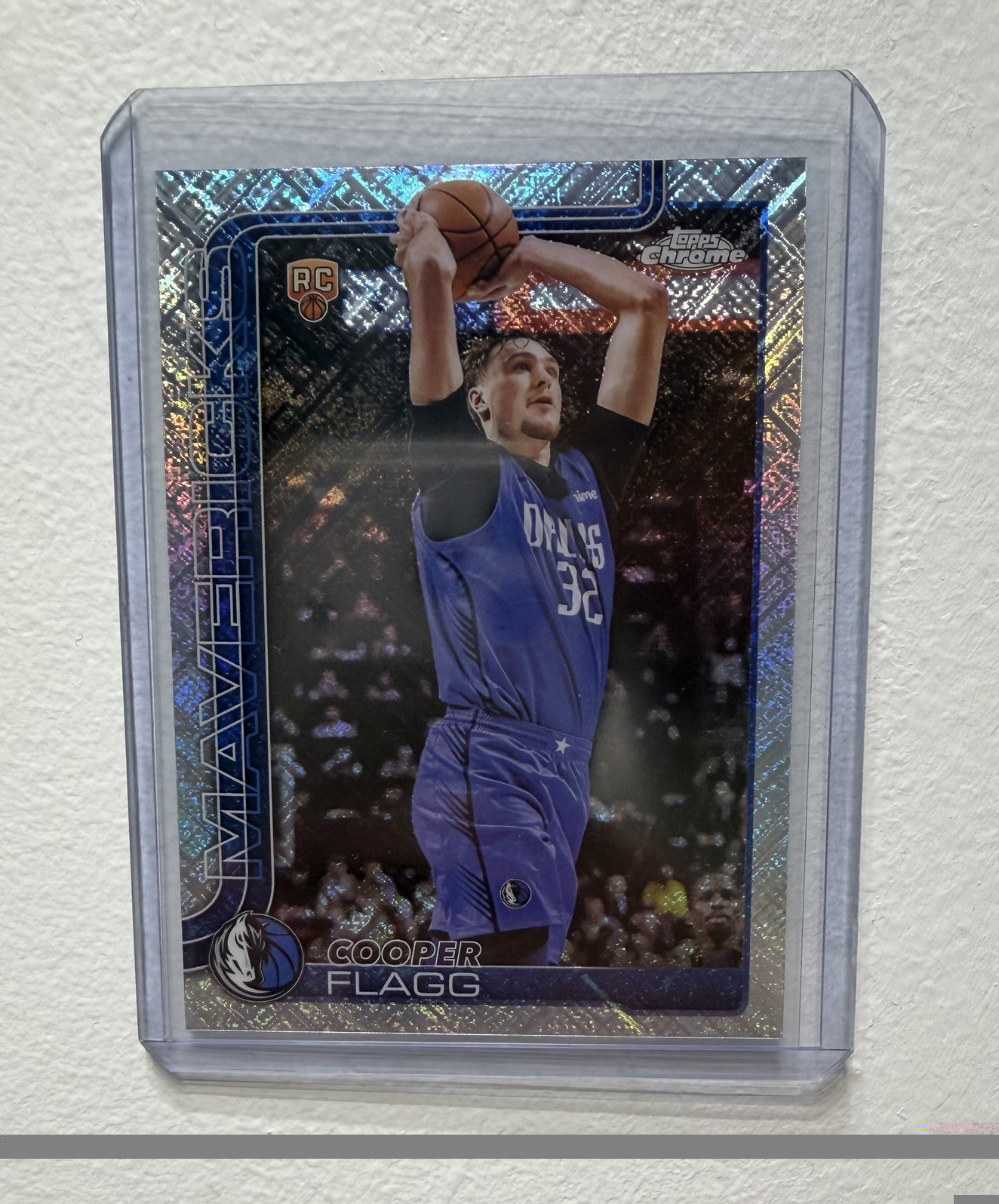 Cooper Flagg #251 2025-2026 Topps Chrome - Skylight Refractor RC - Fanatics