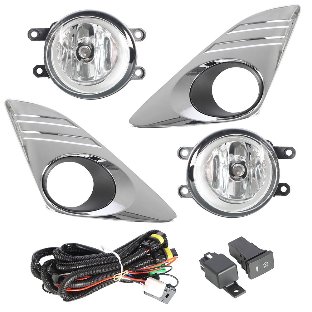 LABLT Fog Light w/Cover kits For 2012-2014 Toyota Camry L Le Xle Right&Left Side
