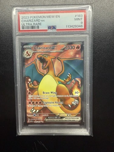 Pokémon Charizard ex 183 Scarlet & Violet Ultra Rare Holo PSA 9 2023 English
