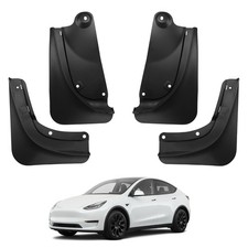 BASENOR Tesla Model Y Mud Flaps Splash Guards 2020-2024 Set of 4 No Drill All-We