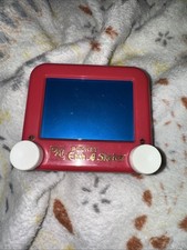 Vintage Travel Etch A Sketch Travel Size Classic Red by Ohio Art Toy 6"x 5"