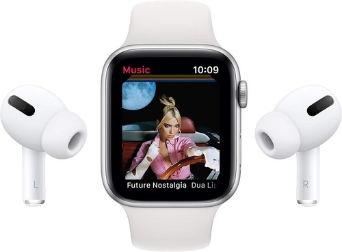 Apple Watch Series 6 Titanium 44MM - srebrny/biały - 4G - A2376 - Zdjęcie 6 z 12