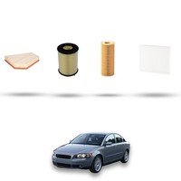 Hoffcar Wartungsset - 4 Filter Kompatibel Mit Volvo S40 II 2.0 D4 130KW Ab 2