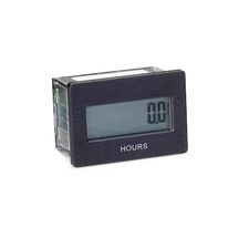 Trumeter 3410-2000 Lcd Hour Meter, 1.60 In Flange, Mini Flush