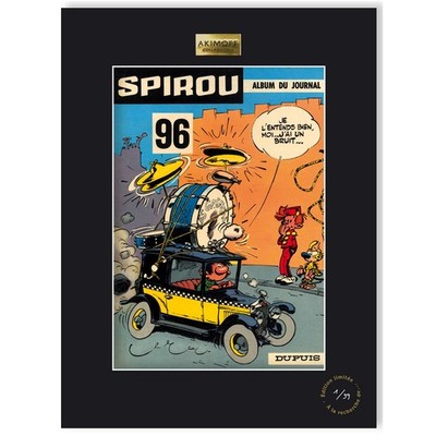 Akimoff Spirou & Fantasio Collection Poster, Fiat Gaston Concert (30x40cm)