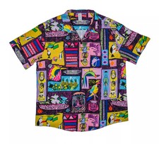 Enchanted Tiki Room hawaiian shirt men - Vintage Polynesian Aloha Button Up