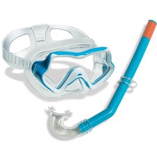 Intrepid Kids Silicone Snorkeling Set Shatterproof Swim Mask and Snorkel