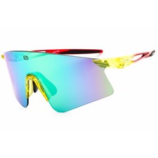 Rudy Project Unisex Sunglasses Shield Crystal Apple Rimless Frame SP944130 0001