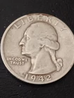 1942 Silver Washington Quarter