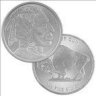 INDIAN HEAD BUFFALO One Troy Ounce PURE 999 SILVER ROUND